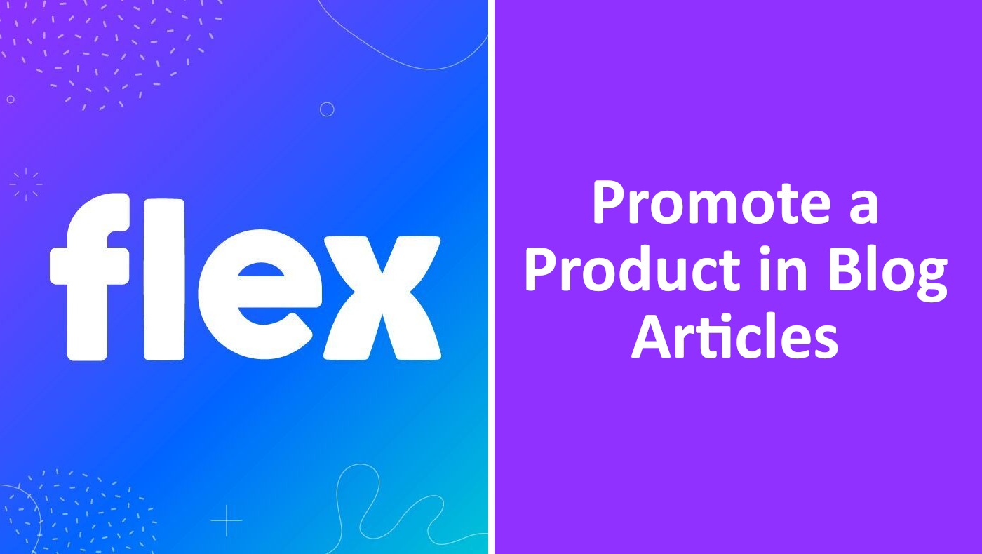 Promote a Product in an Article in the Flex Theme