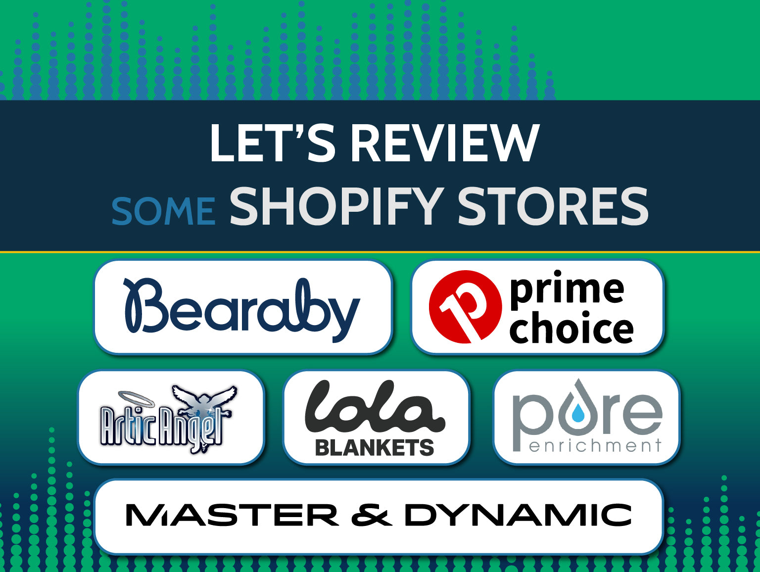 Episode 178 - Let's Review Some Shopify Stores