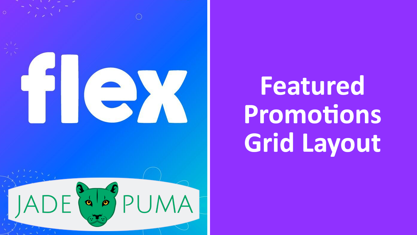 Featured Promotions Grid Layout for Flex Theme