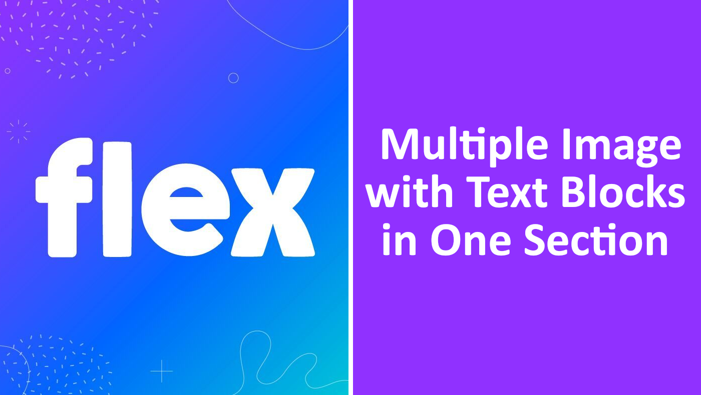 A Better Image-with-Text Section  in the Flex Theme